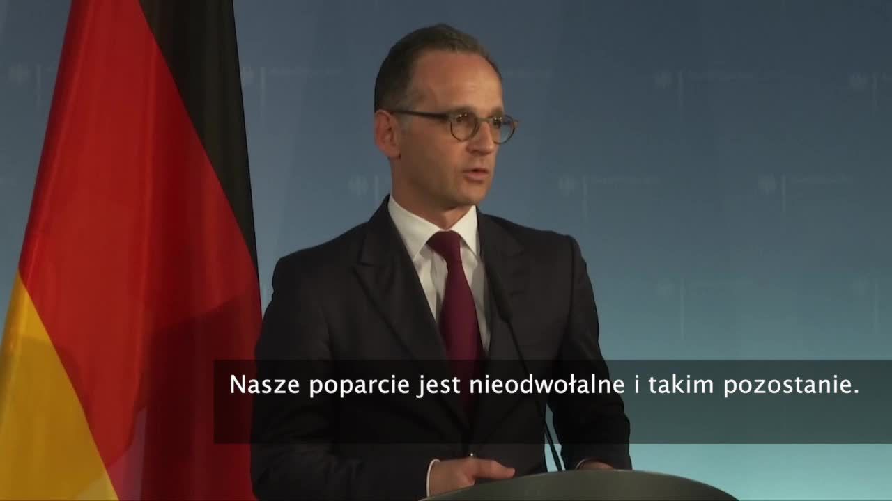 Szef MSZ Niemiec: Nasze poparcie dla J. Guaido jest nieodwołalne i takim pozostanie