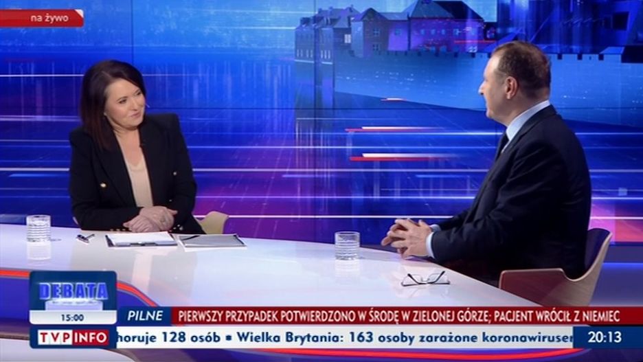 Jacek Kurski w dniu decyzji prezydenta Andrzeja Dudy był gościem "Wiadomości"