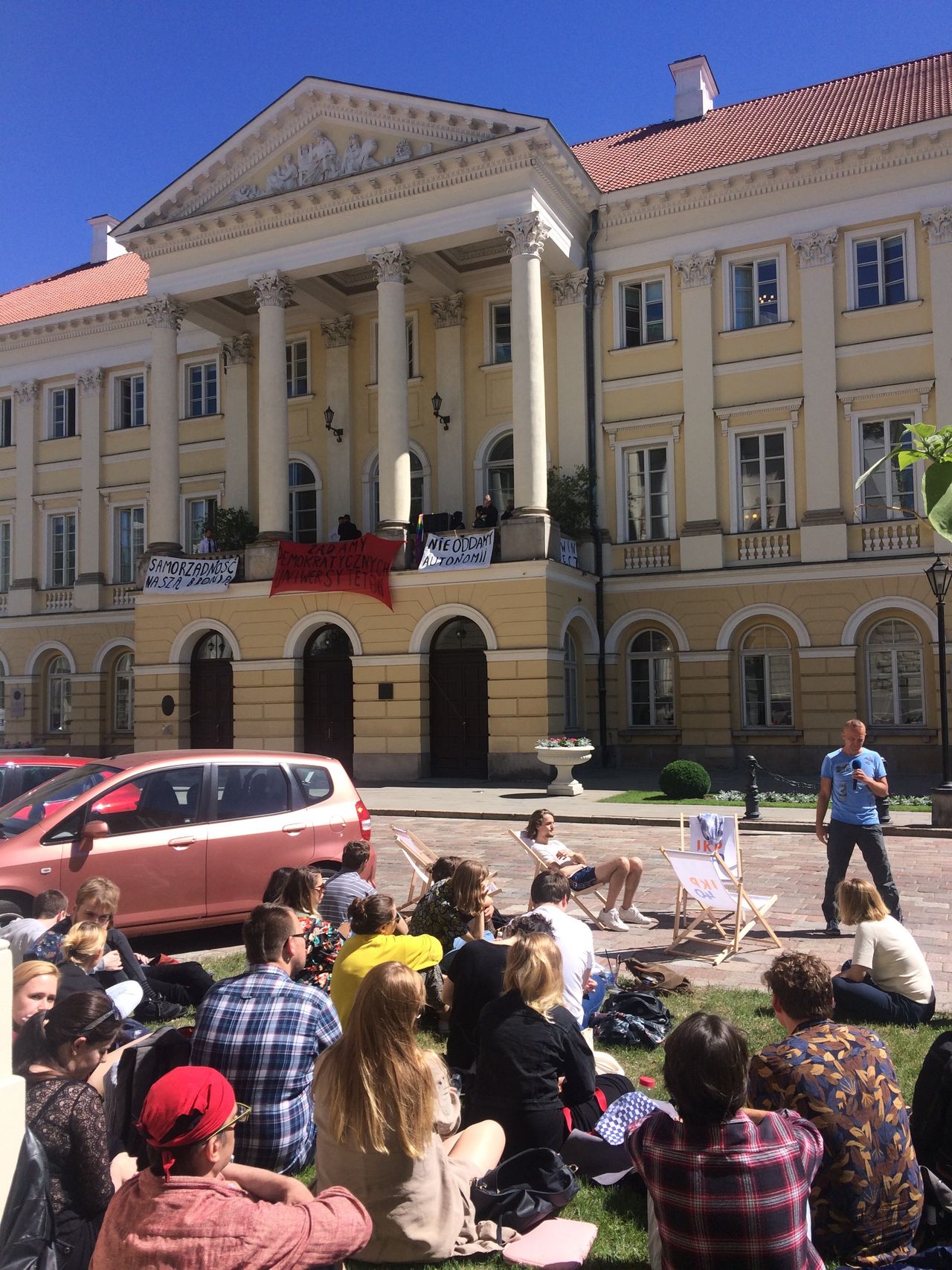 Byliśmy na proteście przeciw reformie Gowina. Studentów mało, niewiele wiedzą