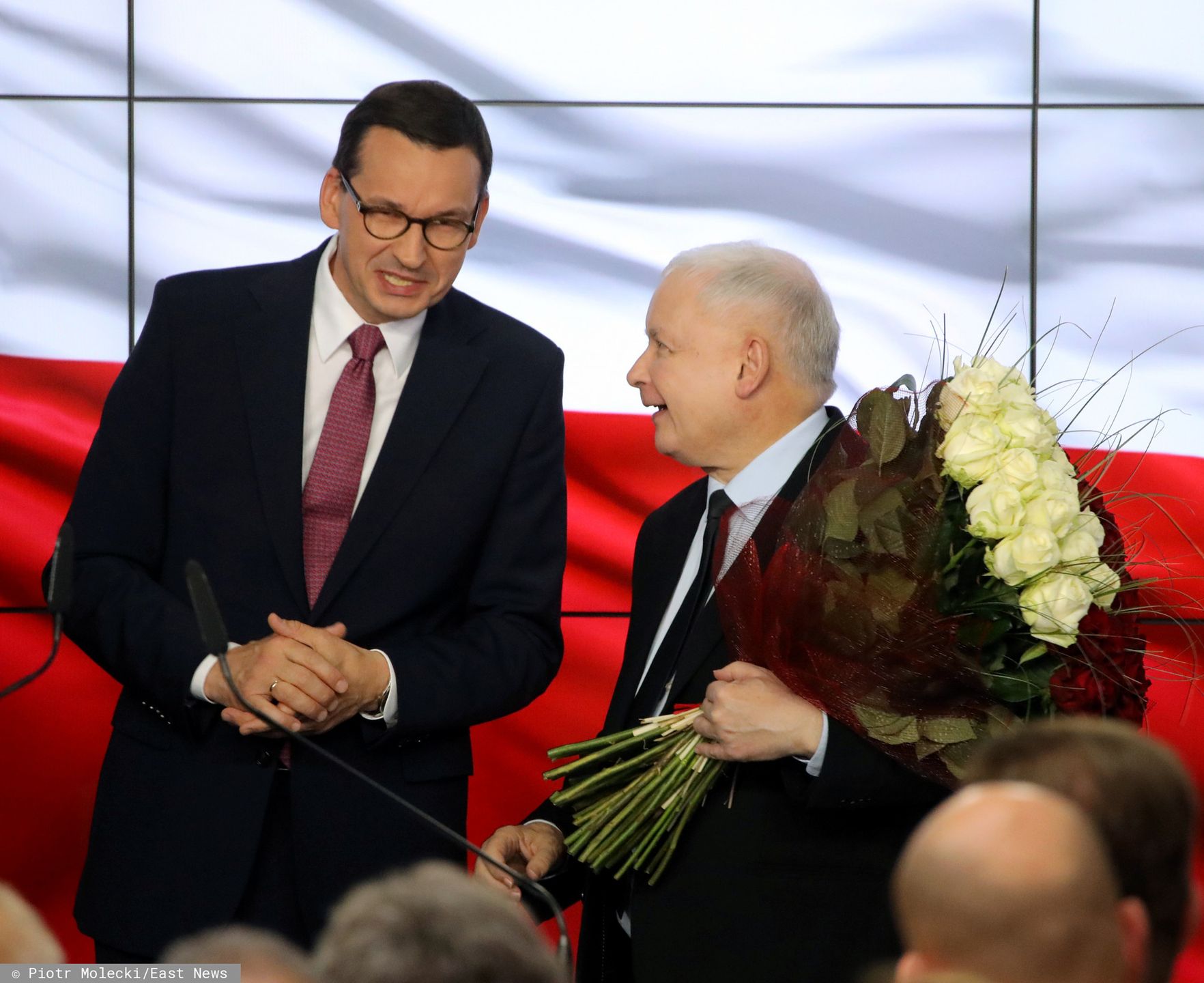 Premier Mateusz Morawiecki i prezes PiS Jarosław Kaczyński.