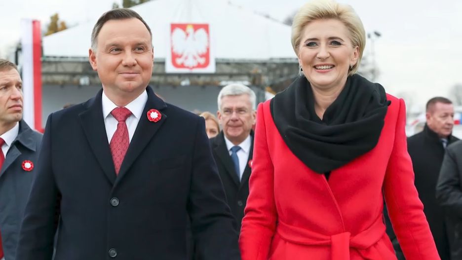  Walentynki 2020. Andrzej Duda i Agata Kornhauser-Duda.
