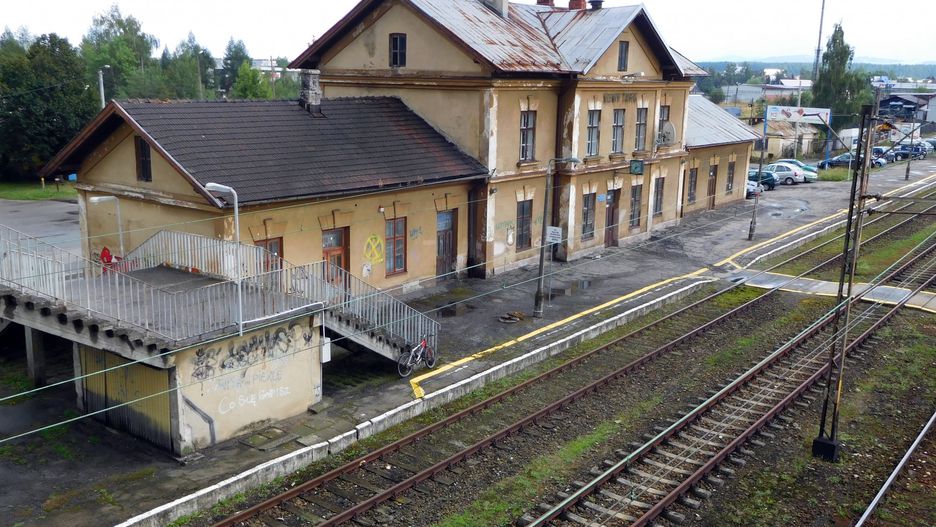 Dworzec PKP w Nowym Targu.