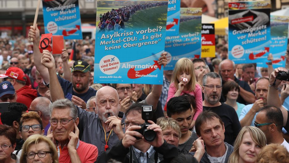 Jednym z postulatów demonstrantów jest uszczelnienie i pełna kontrola granic