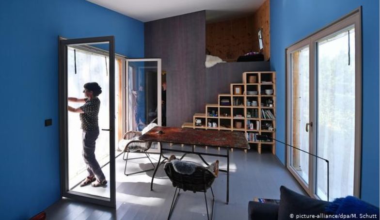Tiny house to pole do popisu dla pomysłowych architektów jak Christiane Hille z Weimaru