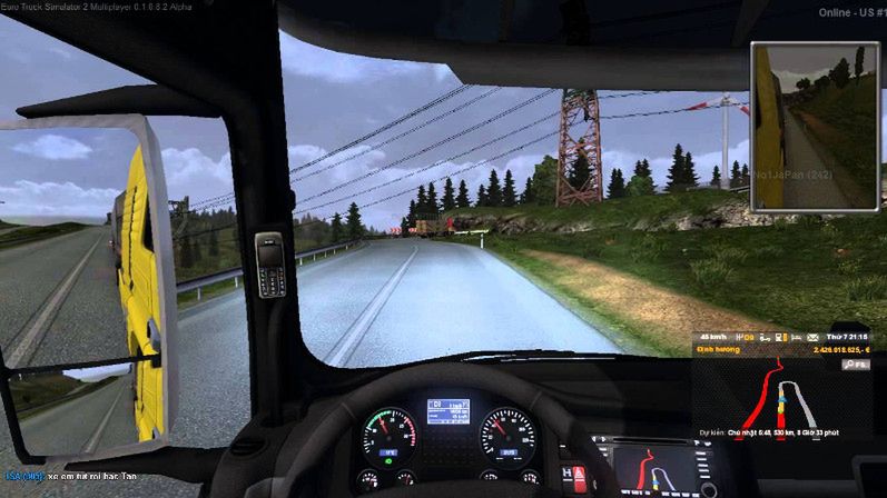Gry symulacyjne - kadr z gry Euro Truck Simulator 2
