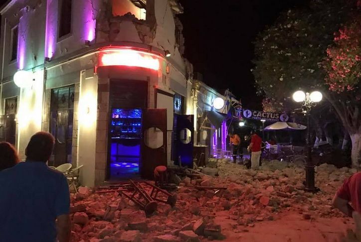 Ofiary śmiertelne trzęsienia ziemi na wyspie Kos