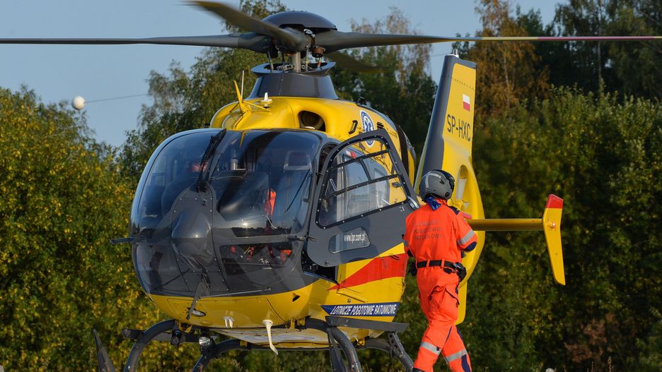 Wypadek na A4. Interwencja LPR