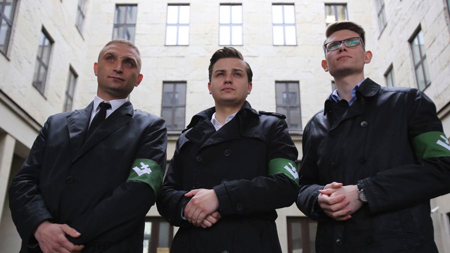 Członkowie ONR na konferencji w Warszawie