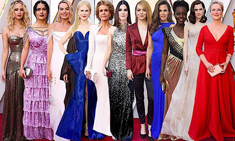 Oscary 2018 – Gwiazdy w zjawiskowych kreacjach: Jennifer Lawrence, Emma Stone, Nicole Kidman, Sandra Bullock, Meryl Streep