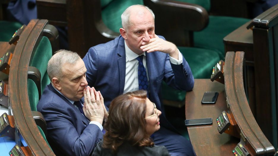 Małgorzata Kidawa-Błońska, Grzegorz Schetyna i Slawomir Neumann 