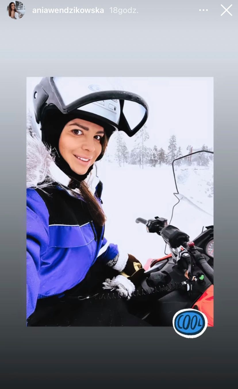 Anna Wendzikowska z córkami w Laponii