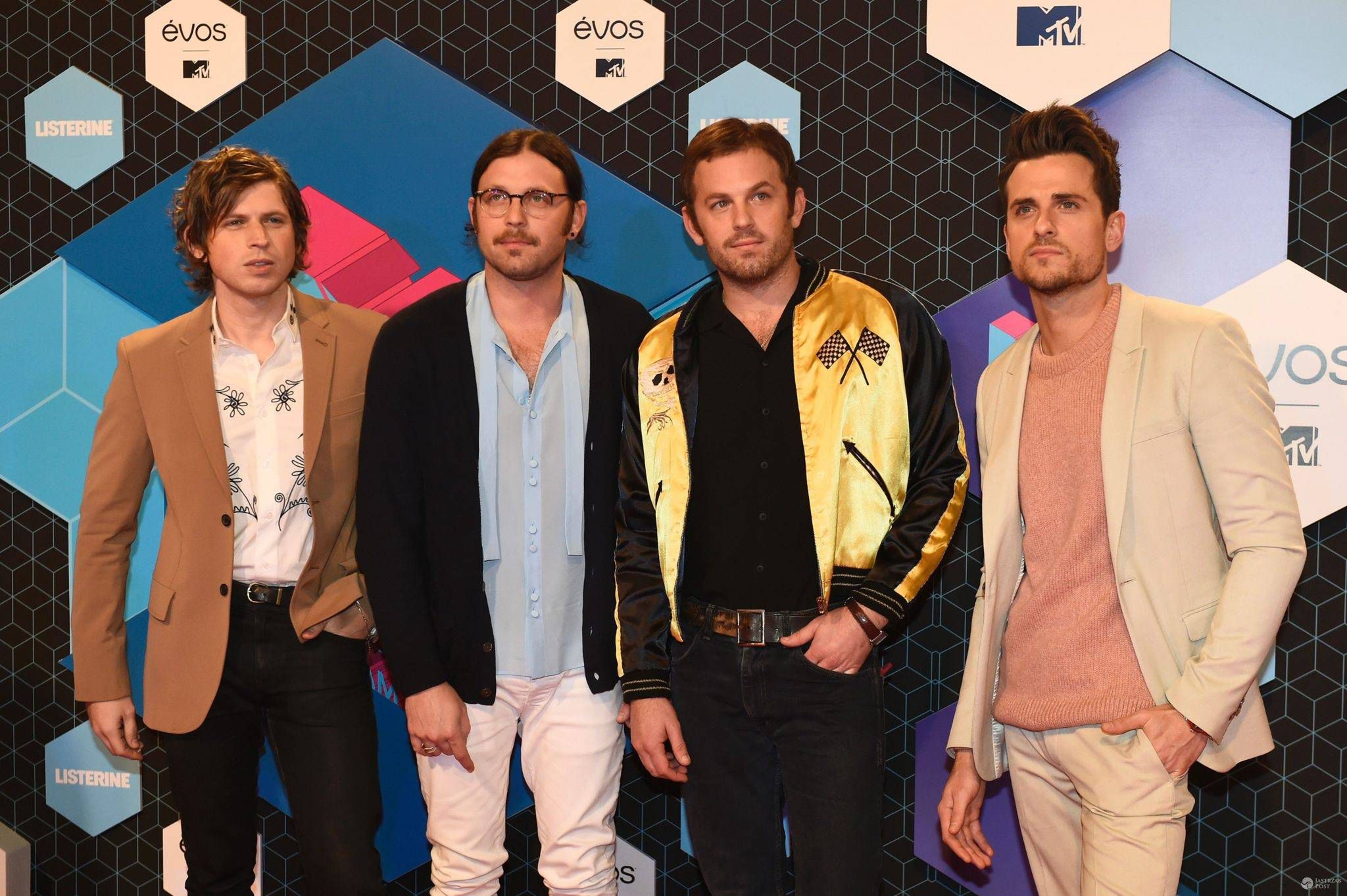 Matthew Followill, Nathan Followill, Caleb Followill i Jared Followill - MTV EMA 2016