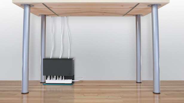 Plug Hub zaprowadzi porządek pod biurkiem 1