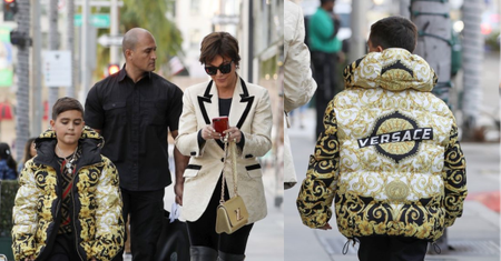 Kris Jenner kupiła wnukowi kurtkę Versace za... 11 TYSIĘCY! Gustowna?