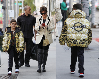 Kris Jenner kupiła wnukowi kurtkę Versace za... 11 TYSIĘCY! Gustowna?