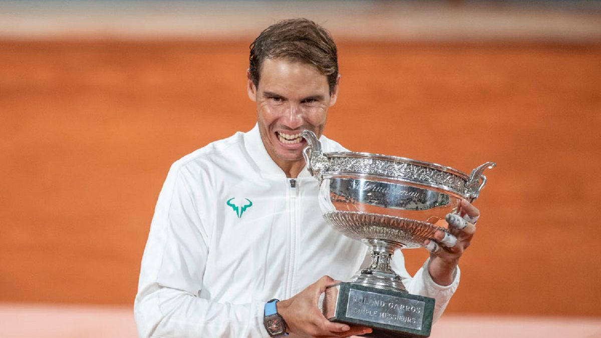 Getty Images / Tim Clayton/Corbis / Na zdjęciu: Rafael Nadal, mistrz Roland Garros 2020