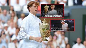 "Król jest Włochem". Media komentują finał Wimbledonu