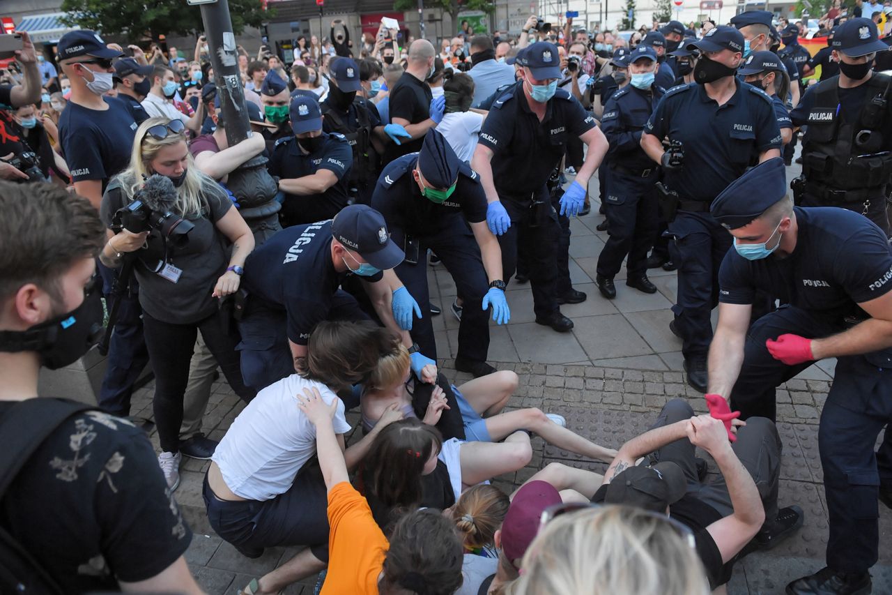 Młody aktywista zwrócił uwagę dziennikarzowi. "Wiedziałem, że takie słowa mogą zaboleć"