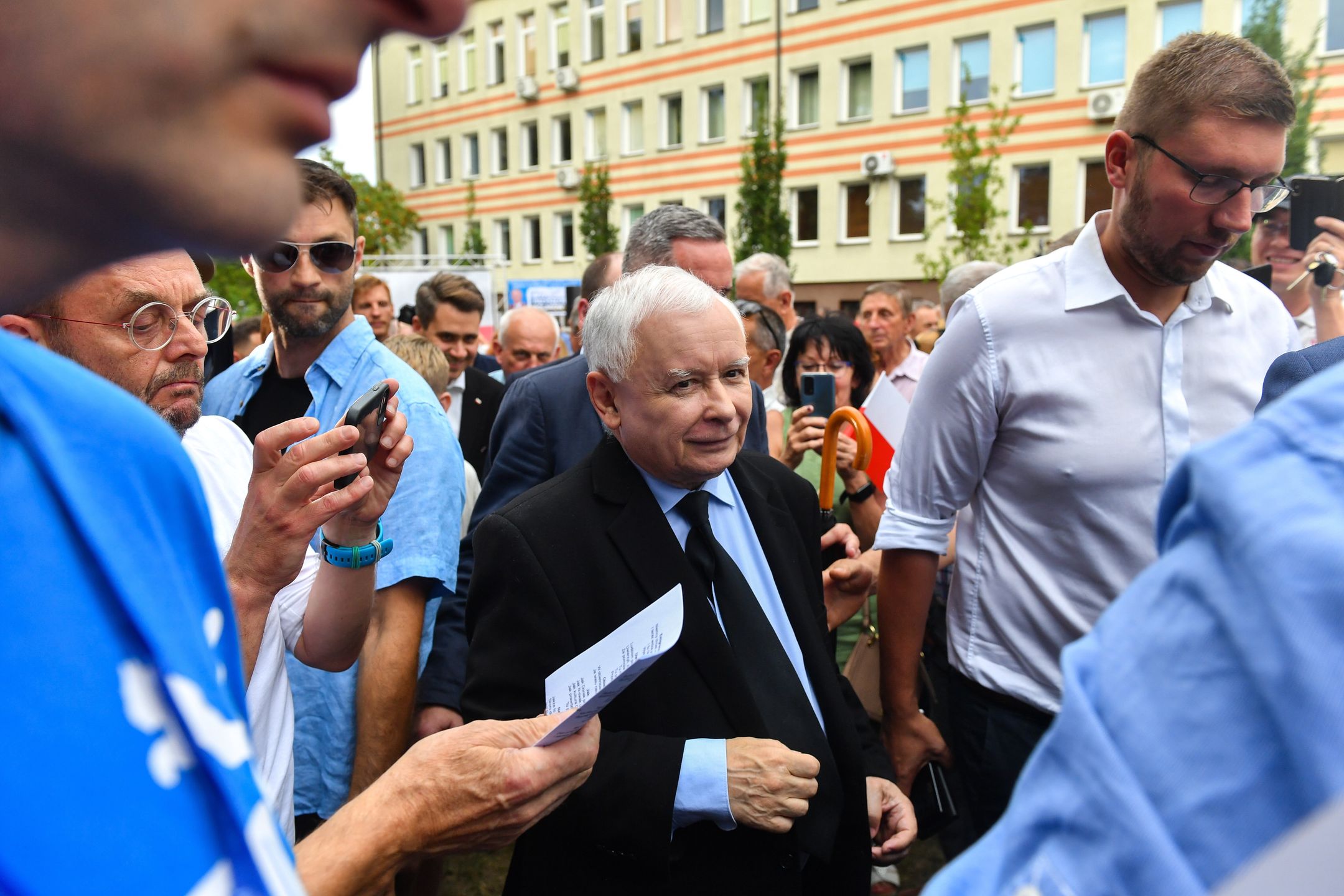 Jarosław Kaczyński w 
Sokołowie Podlaskim