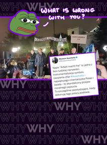 "Szczepienie czyni wolnym" – protest Konfederacji skomentowało Muzeum Auschwitz