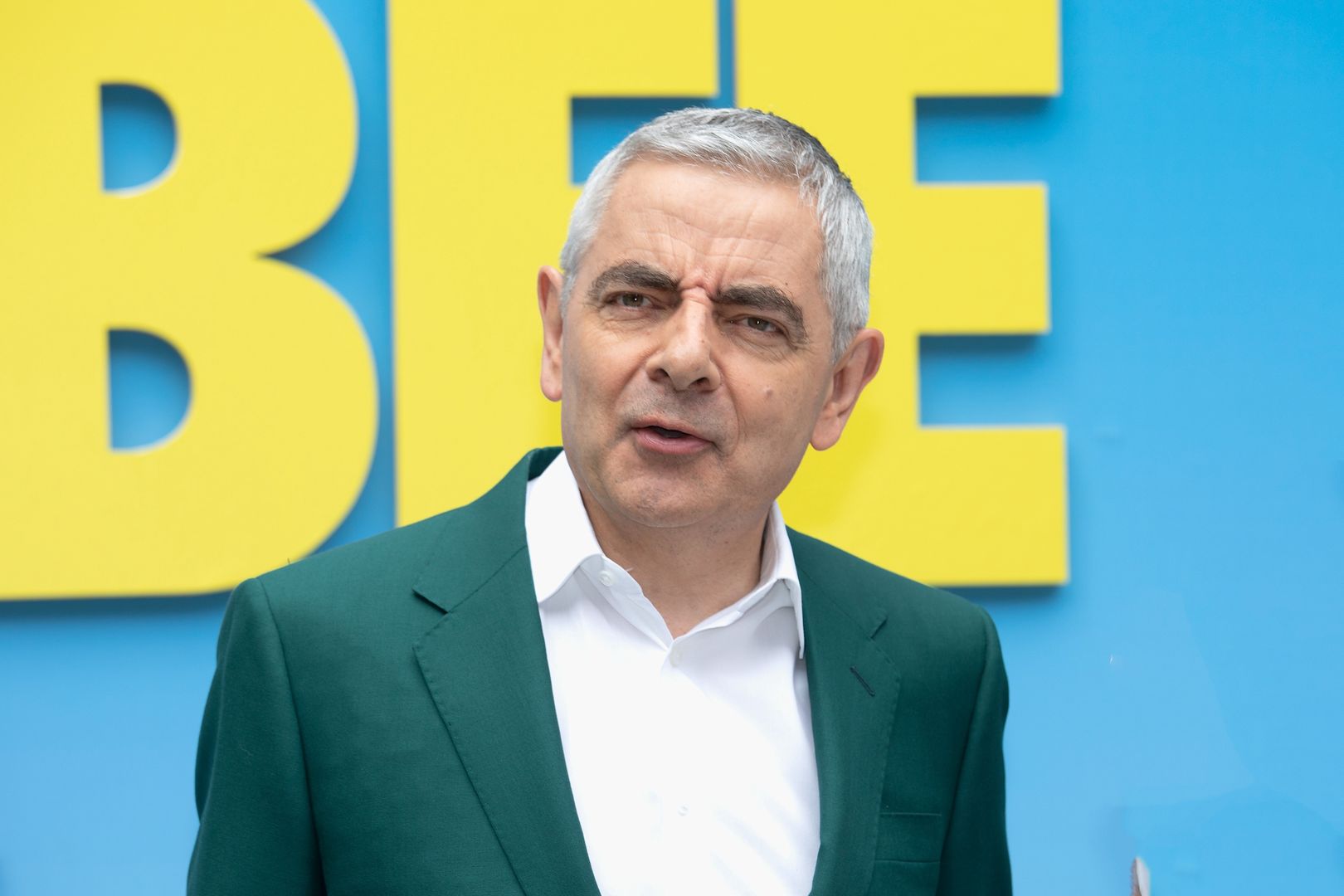 LONDON, ENGLAND - JUNE 19: Rowan Atkinson attends the UK Premiere of "Man Vs Bee" at Everyman Borough Yards on June 19, 2022 in London, England. (Photo by Dave J Hogan/Getty Images)