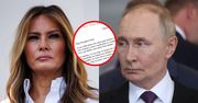 Eksperci nie mają złudzeń. Tak komentują list Melanii Trump do Putina