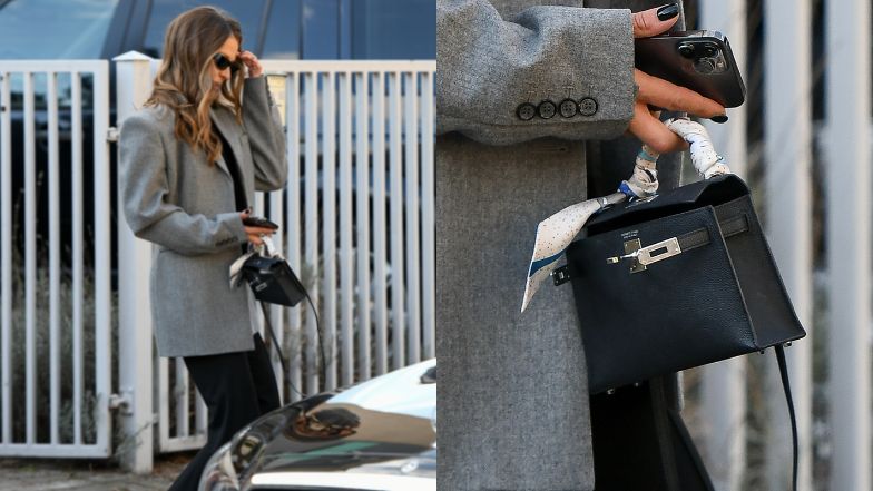 Anna Lewandowska opuszcza trening i mknie do mercedesa