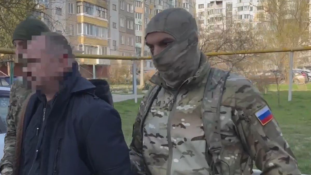 Pokazowe zatrzymanie na Krymie