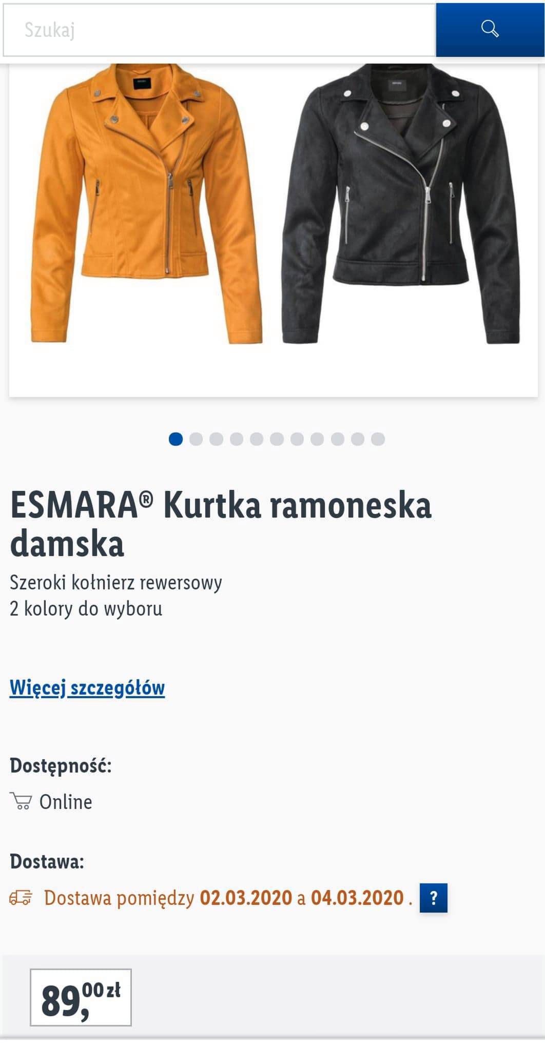 Lidl - kultowa ramoneska za 89 złotych