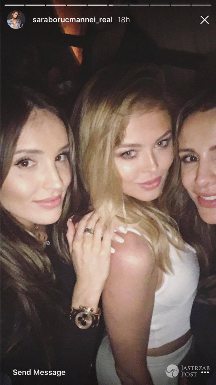 Marina, Sara Boruc i Joanna Opozda razem na imprezie