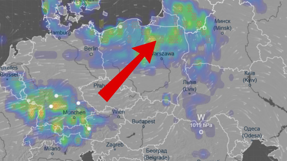 Opady deszczu znów uderzą w Polskę.
