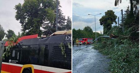 Nawałnice w Polsce. Ponad 600 zgłoszeń w Małopolsce