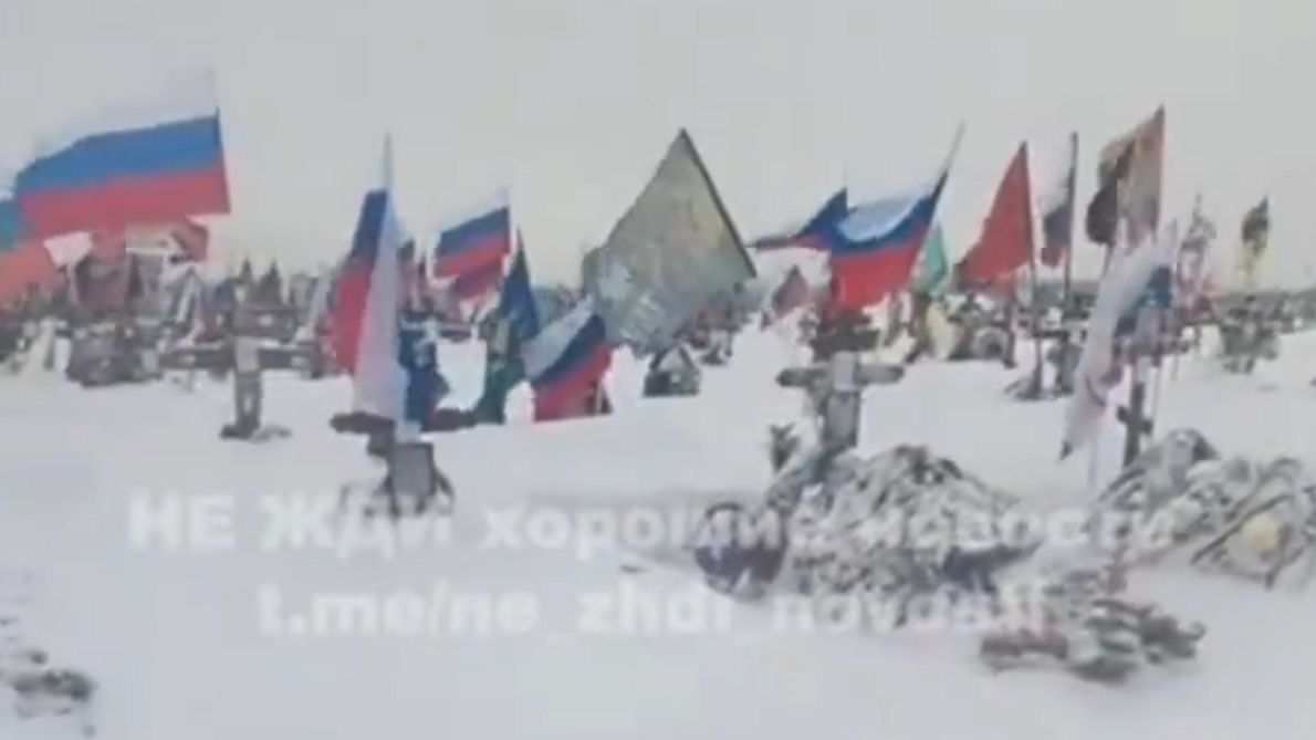 Tak wygląda rosyjski cmentarz poległych wojskowych