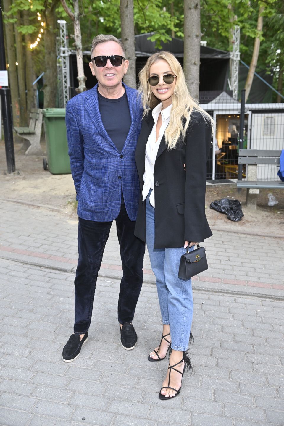 Izabela Janachowska z mężem