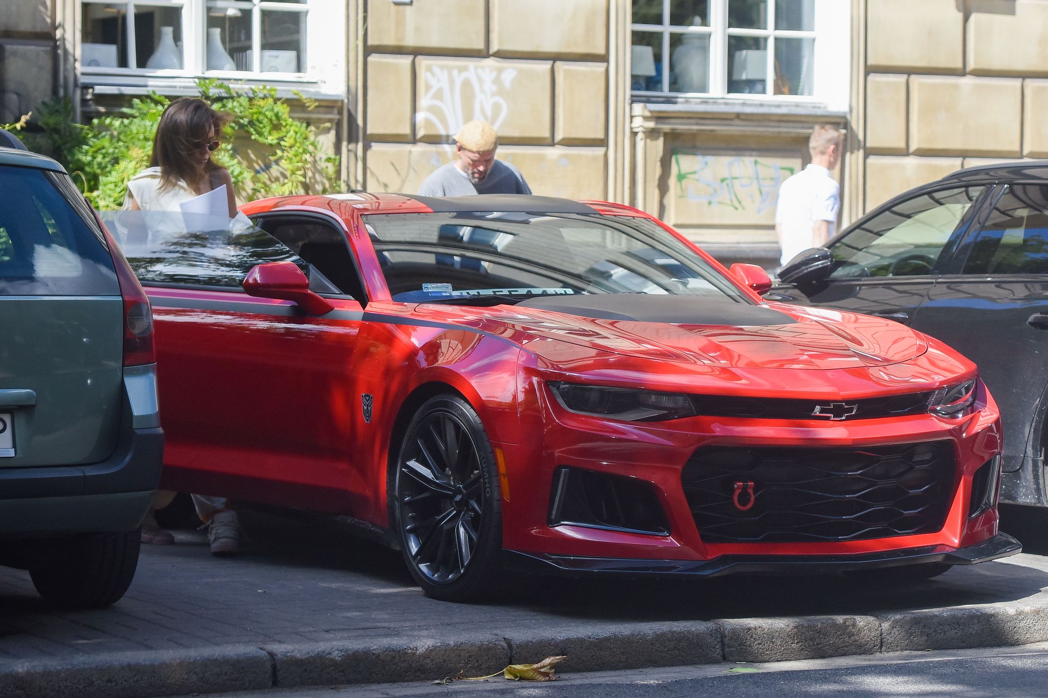 Natalia Siwiec z rodziną na mieście