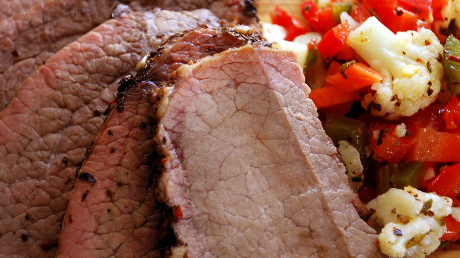 Grillowana wołowina zrazowa dolna (mięso i tłuszcz, II klasa mięsa)