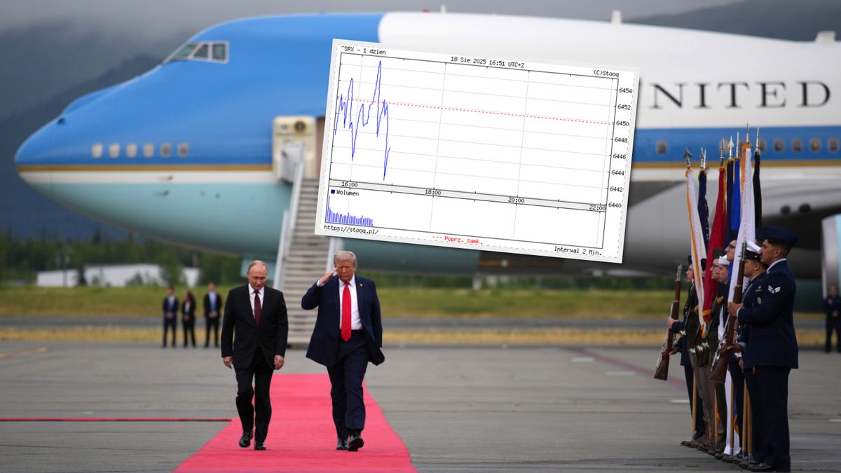 Pierwsza sesja po spotkaniu Trumpa z Putinem. Oto co się dzieje na giełdzie w USA