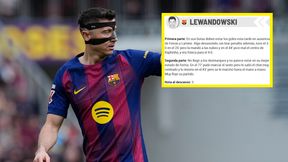 "Bardzo słaby występ". Jest reakcja Hiszpanów na Lewandowskiego