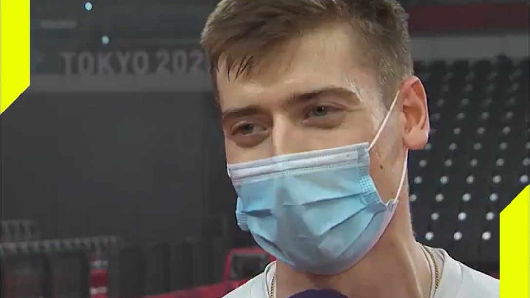 TVP Sport / Kamil Semeniuk podczas wywiadu dla TVP Sport