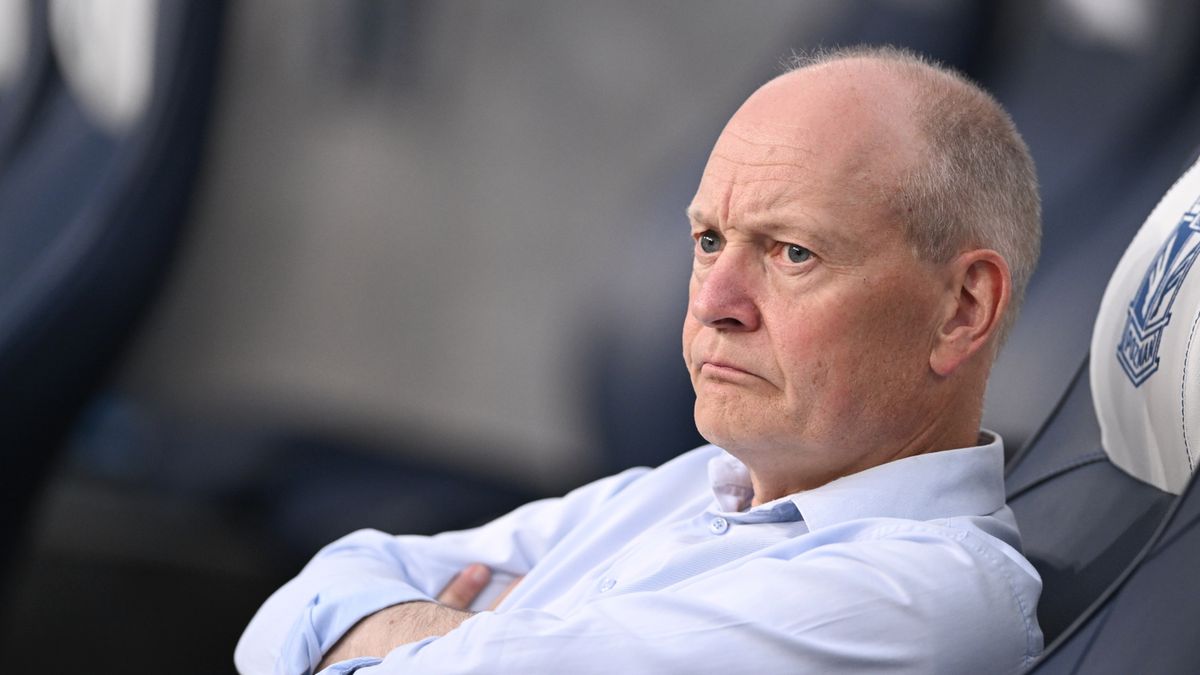 PAP / Jakub Kaczmarczyk / Niels Frederiksen w meczu Lecha Poznań z Koroną Kielce