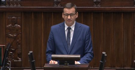 Premier Mateusz Morawiecki w Sejmie. "Nie możemy być obojętni wobec Białorusi"