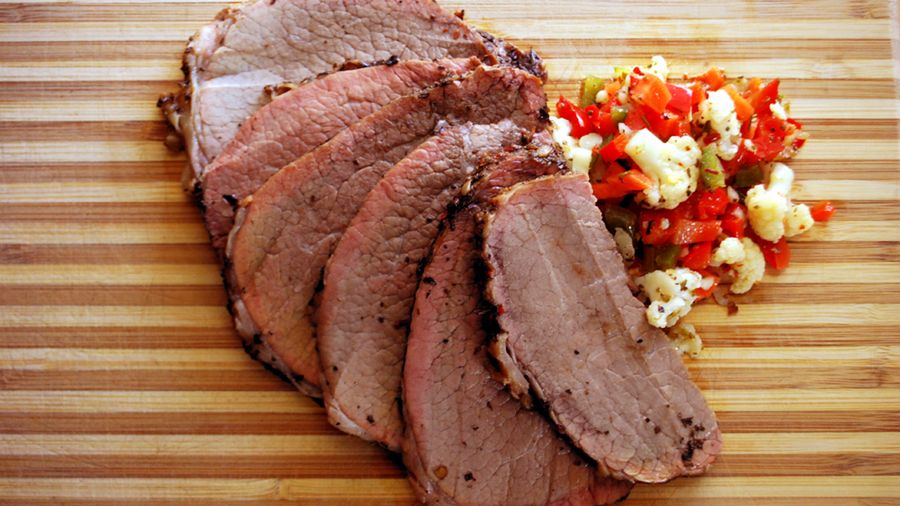 Grillowana wołowina zrazowa dolna (mięso i tłuszcz, III klasa mięsa)