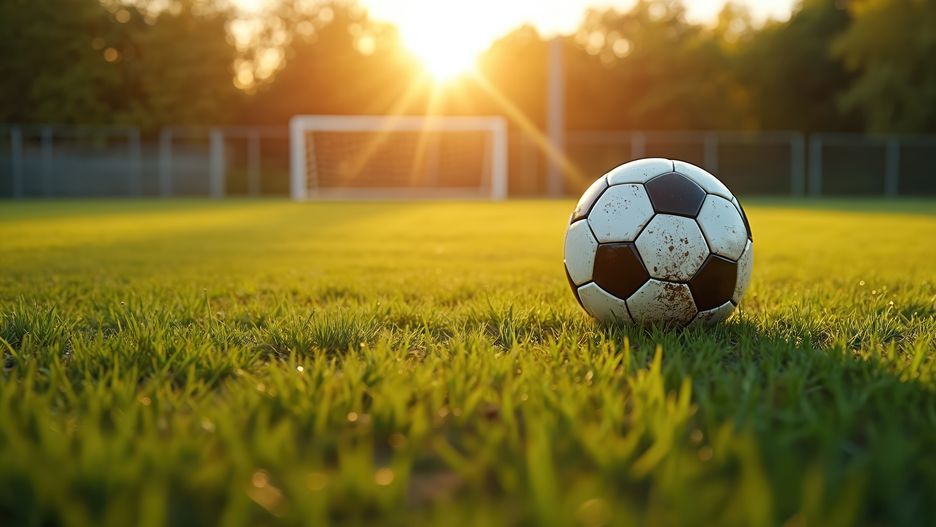 Soccer ball on green grass field in evening sunlight, soccer goal behind. Empty playground, summer sunset. Football match concept, outdoors game and sports activity, play in team.
Soccer ball on green grass field in evening sunlight, soccer goal behind. Empty playground, summer sunset. Football match concept, outdoors game and sports activity play in team.
soccer, ball, soccer ball, football, field, green, grass, playground, sunset, team, play, game, match, sport, outdoors, activity, sunlight, sun, evening, training, pitch, lawn, summer, competition, energy, exercise, hobby, soccer field, stadium, goal, empty, nobody, league, champion, championship, bright, sunny, athlete, kick, ground, turf, area, object, shiny, arena, spotlight, golden, beam, lens flare, backlight, lit, lit up, active, sport concept, copy, space, background, close-up, fun, leisure, international, european, court, olympic, cup, win, challenge, landscape, panorama, soccer, ball, soccer ball, football, field, green, grass, playground, sunset, team, play, game, match, sport, outdoors, activity, sunlight, sun, evening, training, pitch, lawn, summer, competition, energy, exercise, hobby, soccer field, stadium, goal, empty, nobody, league, champion, championship, bright, sunny, athlete, kick, ground, turf, area, object, shiny, arena, spotlight, golden, beam, lens flare, backlight