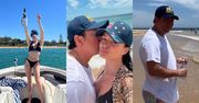 Luksusowe wakacje Michała Malitowskiego i jego młodej żony: owoce morza, szampan i morze pocałunków (ZDJĘCIA)
