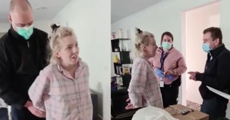 Koronawirus. Nawoływała do strajku w sieci. Bezwzględna reakcja policjantów
