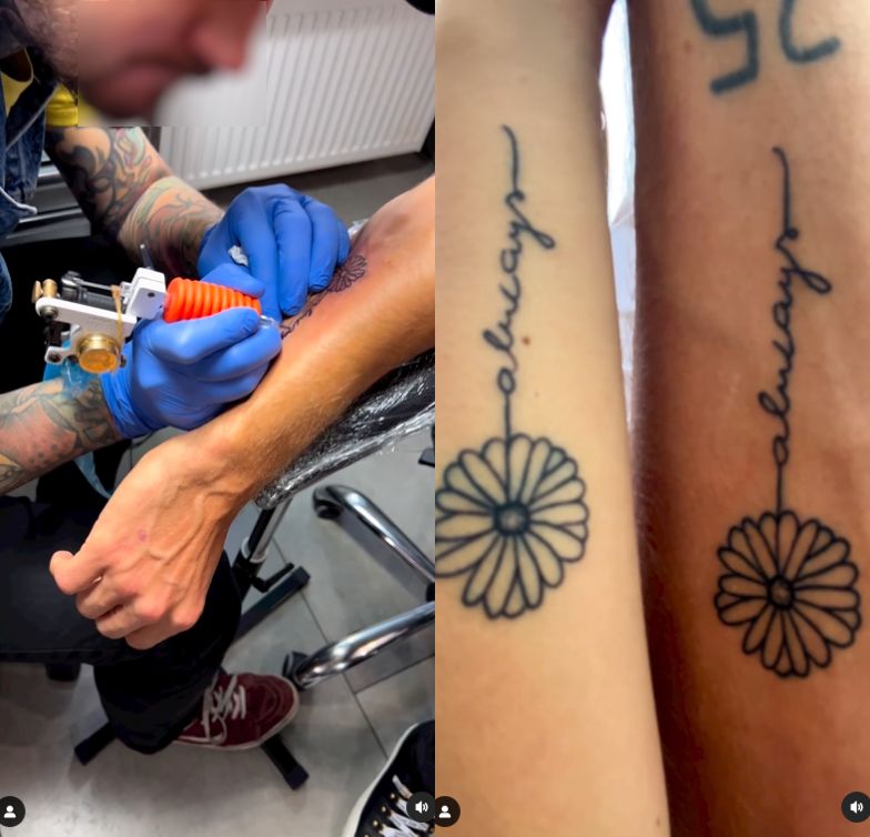 Jakub Rzeźniczak i Paulina Nowicka zrobili sobie wspólny tatuaż