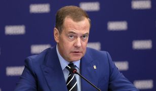 Miedwiediew znów grozi. "Poleciałyby pociski na Bundestag" [RELACJA NA ŻYWO]
