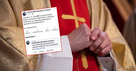 Kuria ustaliła, kto dodał wpis na stronie parafii. "Jest nam bardzo przykro"