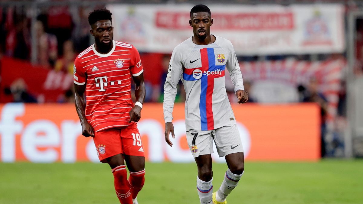 Davies z Bayernu i Dembele z Barcelony