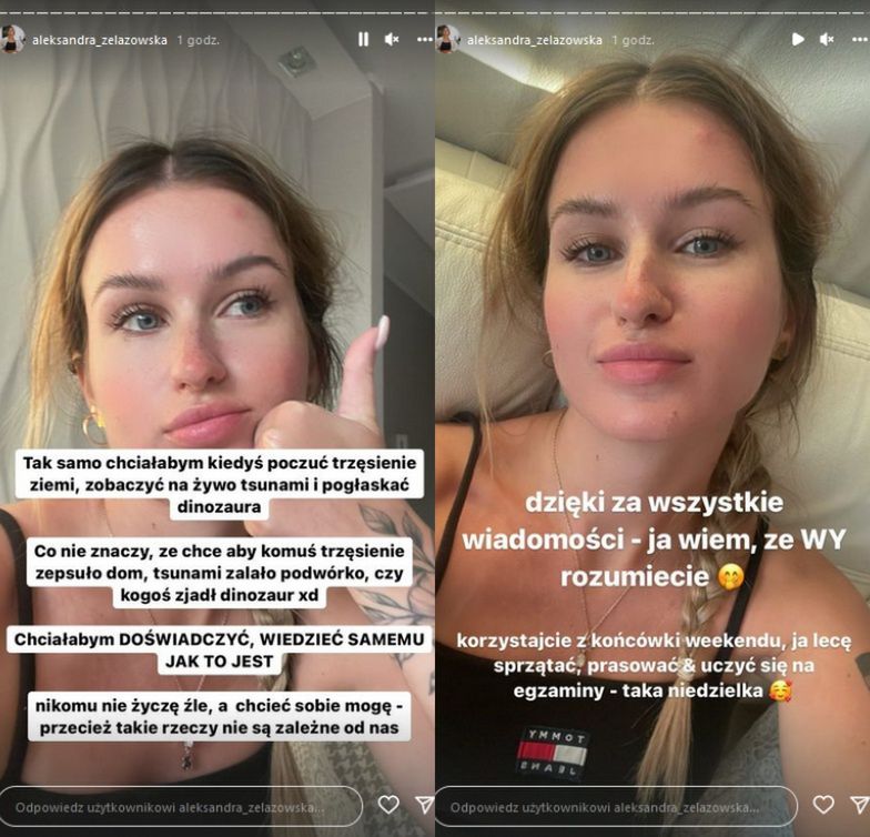 Podróżniczka z Instagrama marzy o katastrofie lotniczej